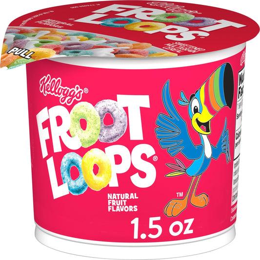 Kellogg's Froot Loops Cereals (CUP) - 1.5 OZ (42 GM)