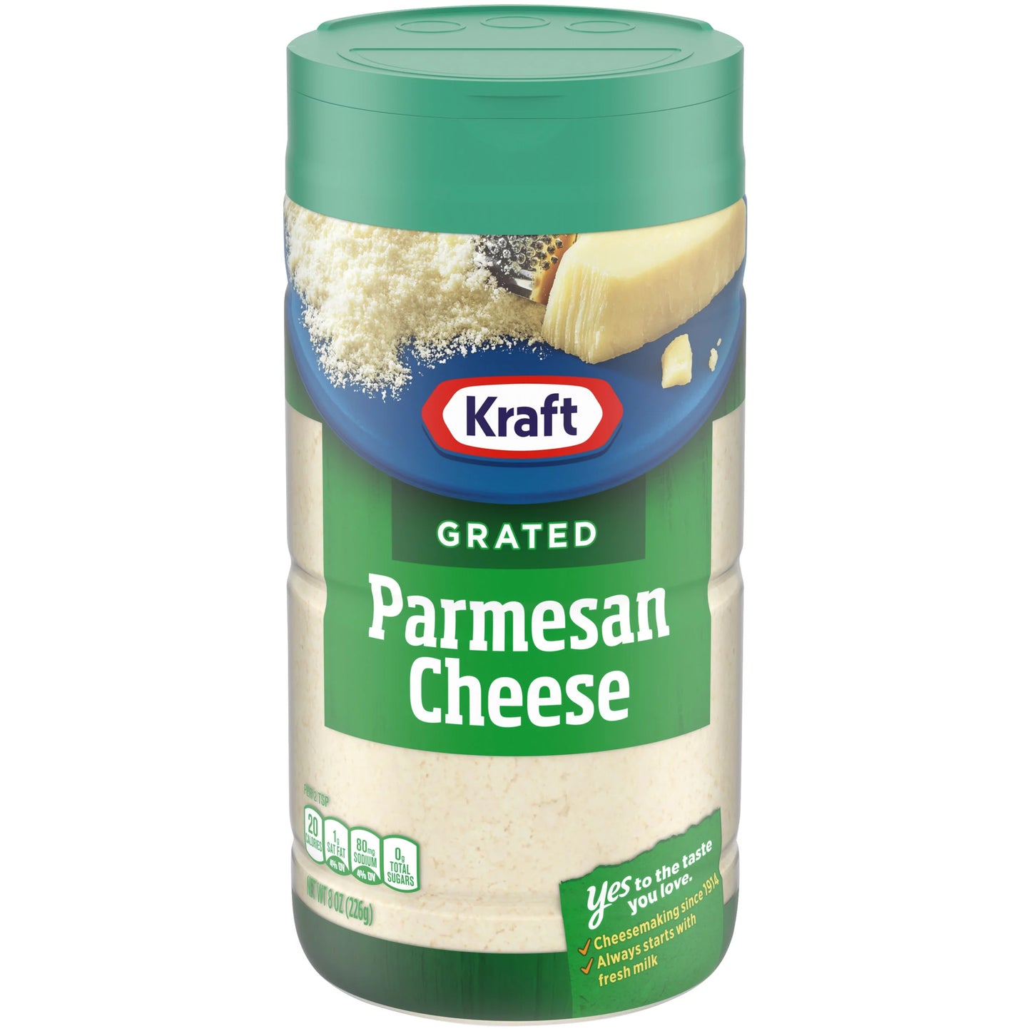 Kraft Parmesan Grated Cheese, 8 oz Shaker