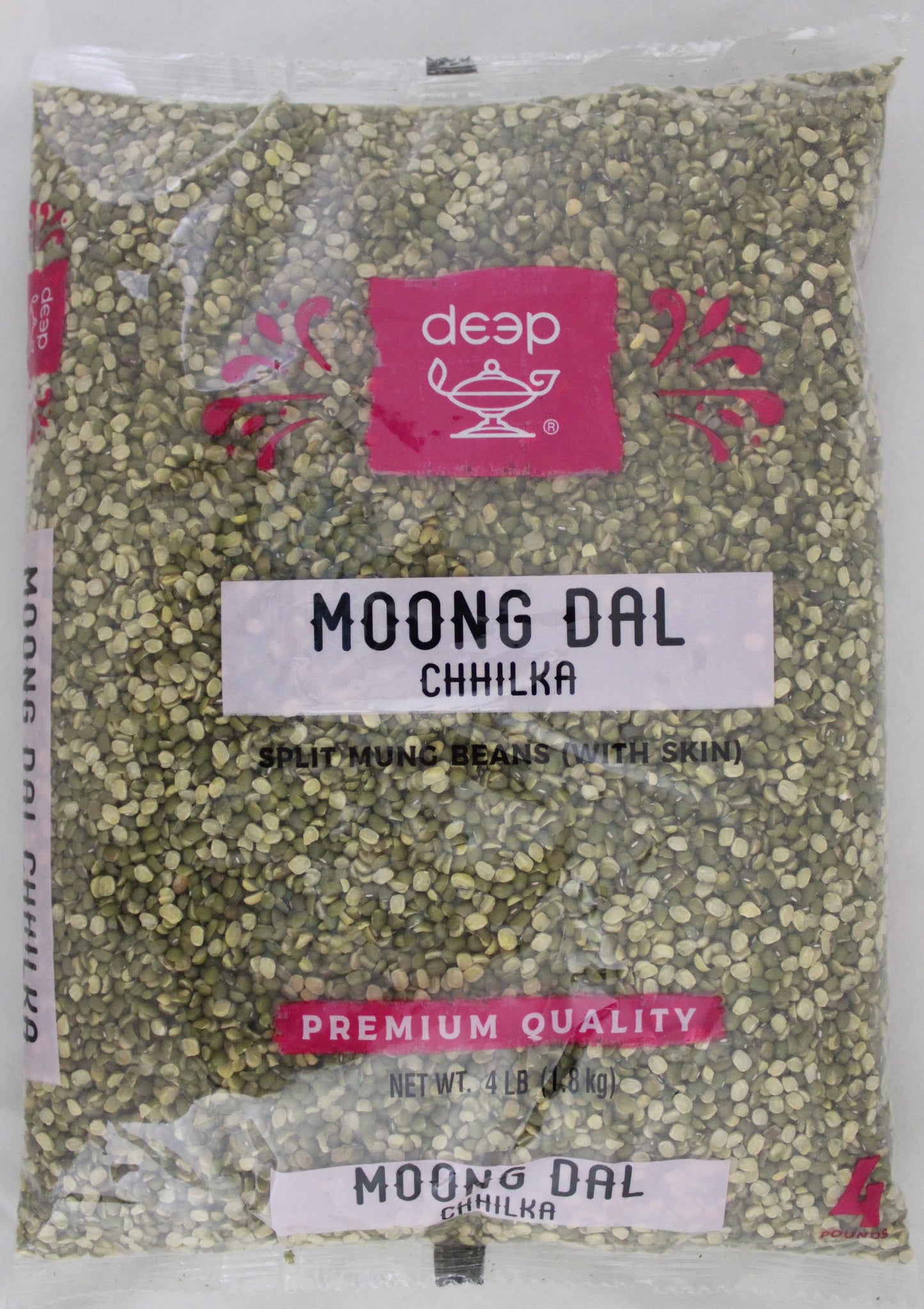 Deep Moong Dal (Chilka-With Skin) - 4 LB