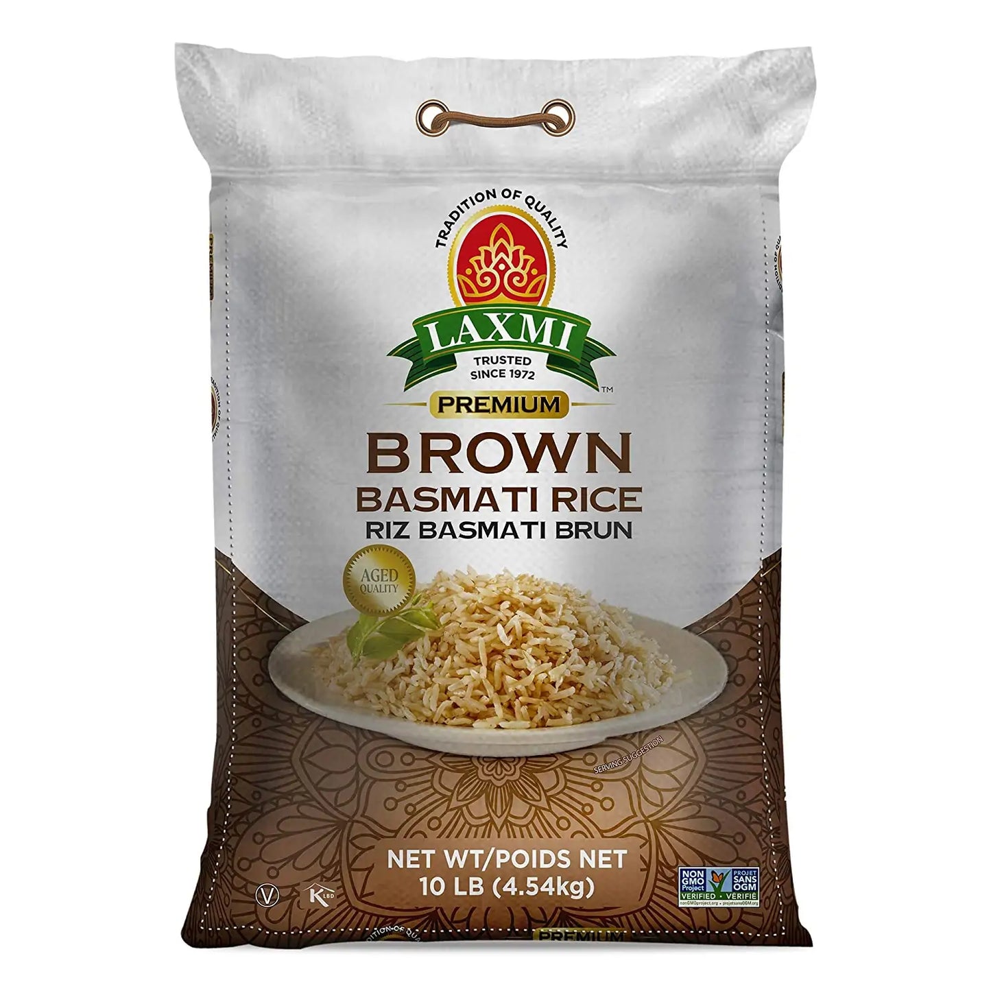 Laxmi Brown Basmati Rice 10 Lb