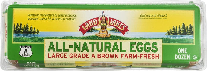 Land O Lakes All Natural Egg Brown Dozen