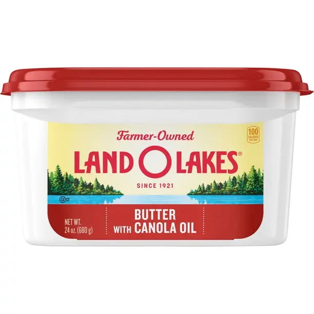 Land O Lakes® Butter with Canola Oil, 24 oz Tub