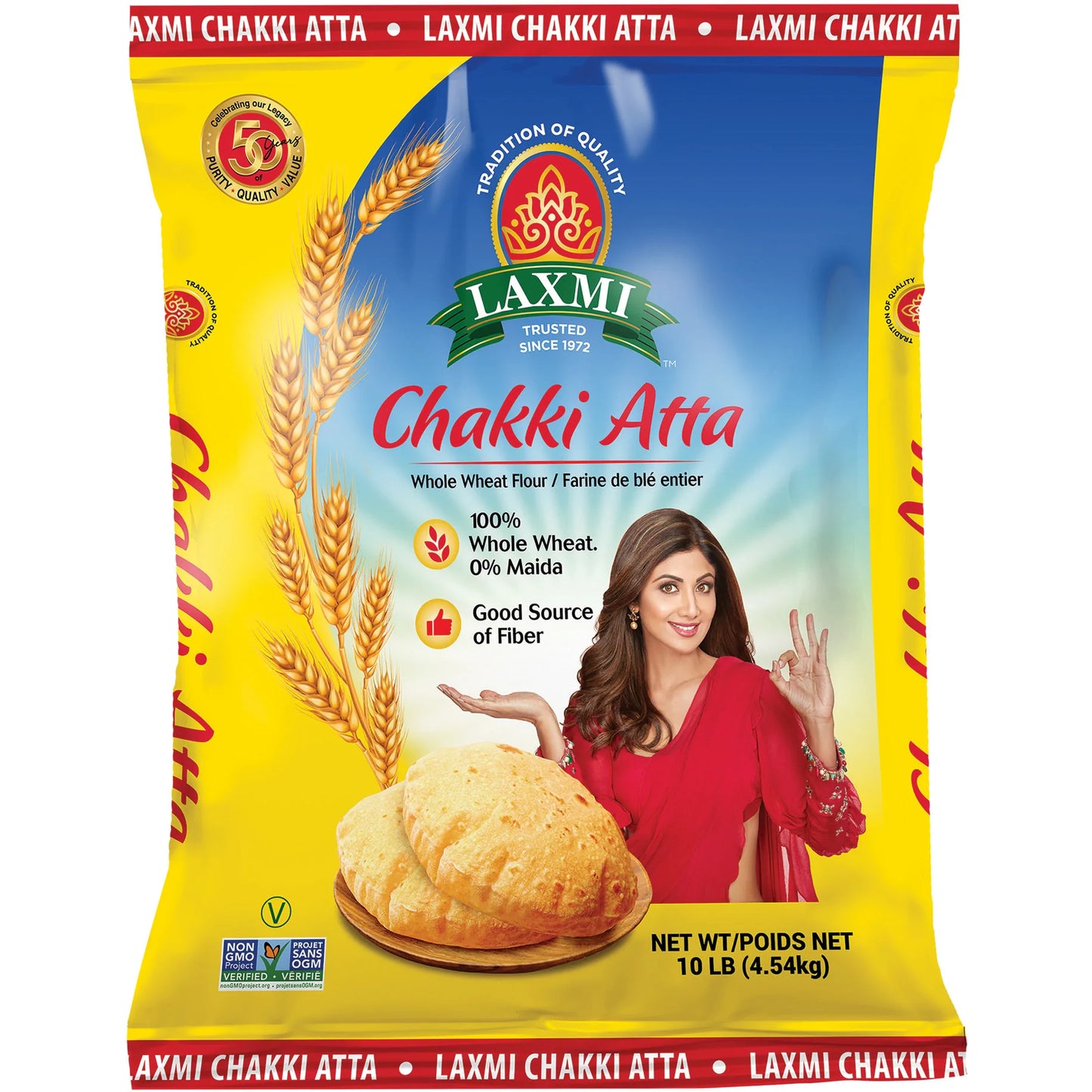 Laxmi Chakki Atta (10 LB-4.53 KG)