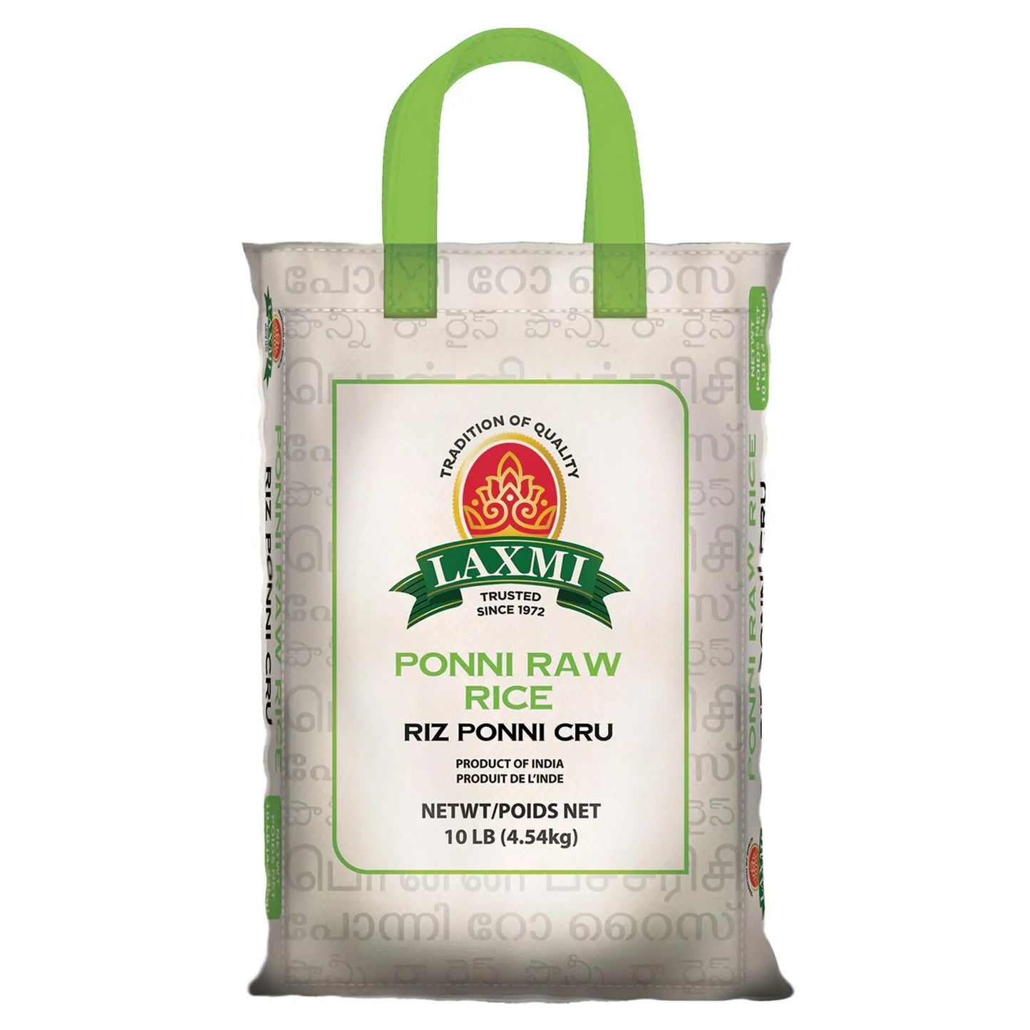 Laxmi Ponni Raw Rice (4.54kg 10lb)
