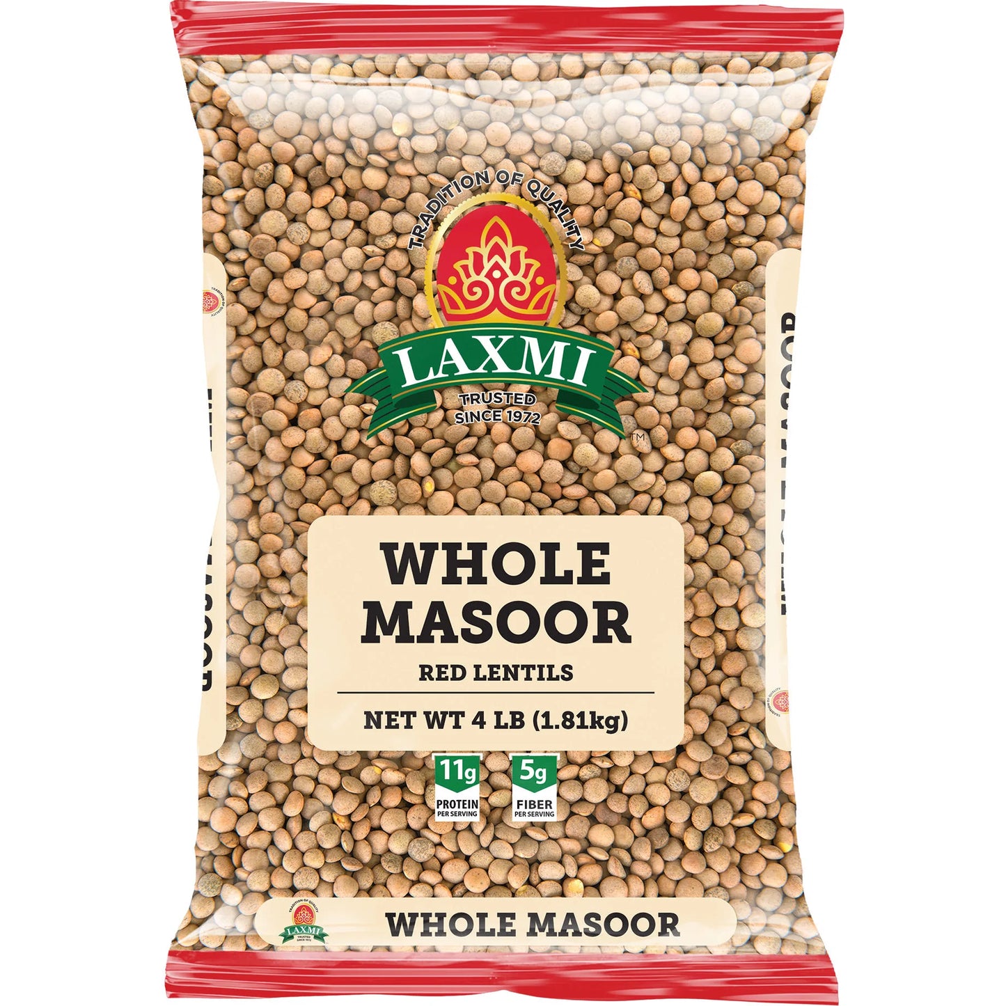 Laxmi Whole Masoor - 4 LB