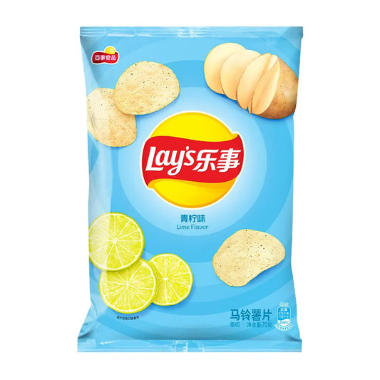 Lay's Lime Flavor Potato Chips 34gm