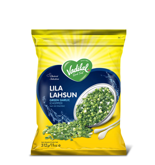 Vadilal Frozen Lila Lahsun (GREEN GARLIC) - 11 OZ (312 GM)