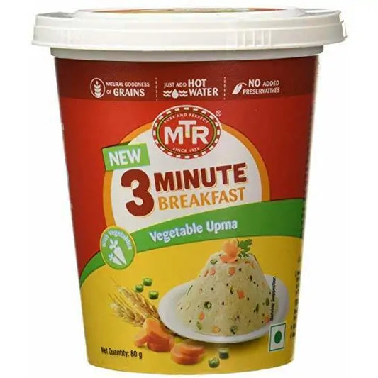 MTR 3 Minute Vegetable Upma (CUPPA) - 2.8 OZ (80 GM)