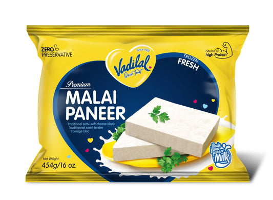 Vadilal Malai Paneer BLOCK - 16 OZ (454 GM)