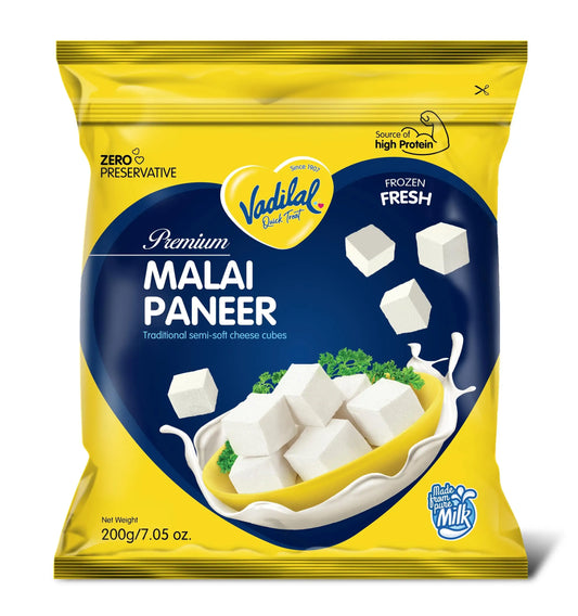 Vadilal Malai Paneer Cubes - 7 OZ (200 GM)