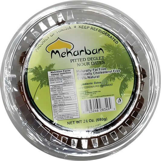 Meharban Pitted Dates 24 OZ (Buy 3 for $10)