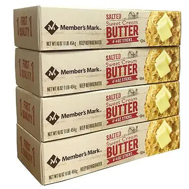 Member's Mark Salted Sweet Cream Butter (4 Pounds)