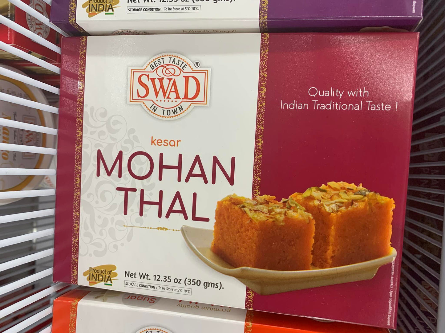 Swad Kesar Mohanthal (350g 12.35Oz)
