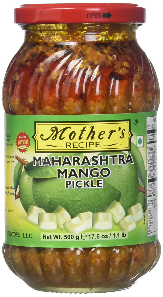 Mother's Maharashtra Mango Pickle - 17.6 Oz (500 Gm)