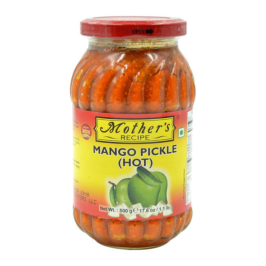 Mother's Mango Pickle (HOT) - 17.5 Oz (500 Gm)