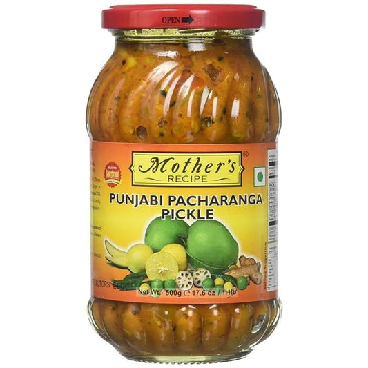 Mother's Punjabi Pacharanga Pickle - 17.5 Oz (500 Gm)