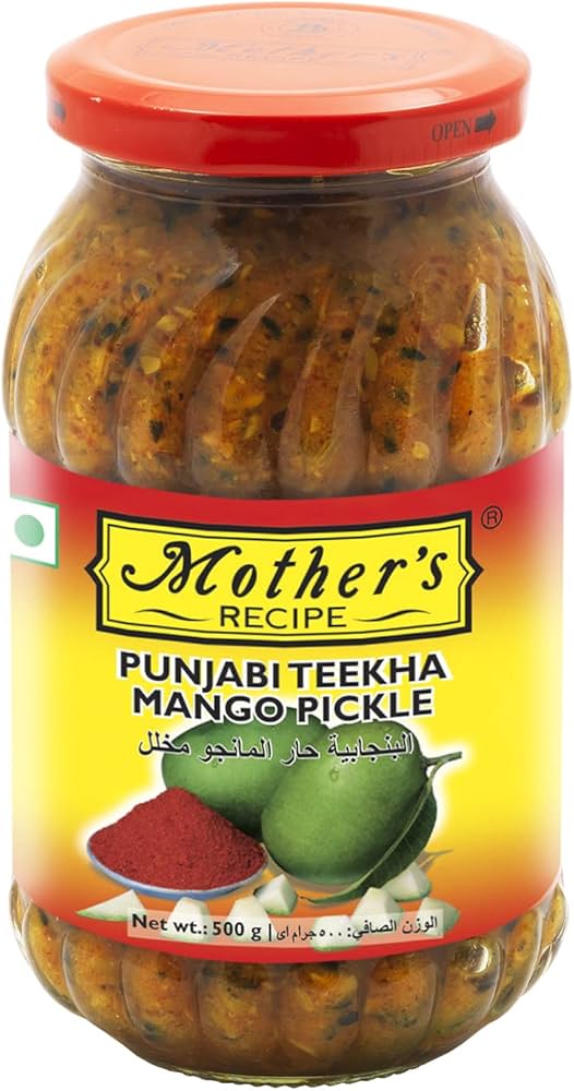 Mother's Punjabi Teekha Mango Pickle - 17.5 Oz (500 Gm)