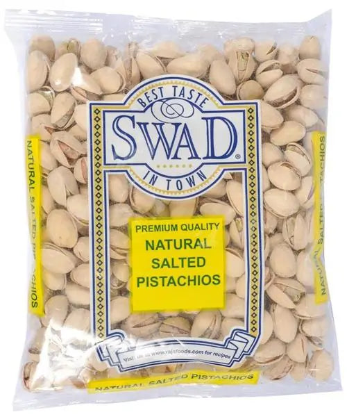 Swad Natural Salted Pistachios - 14 OZ (400 GM)