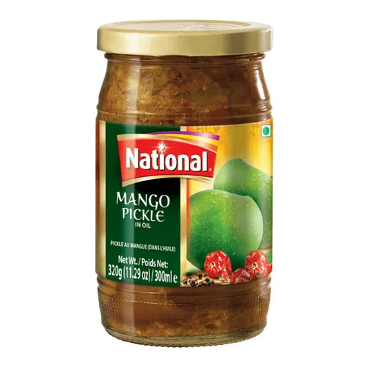 National Mango Pickle (In Oil) - 11.29 Oz (320 Gm)