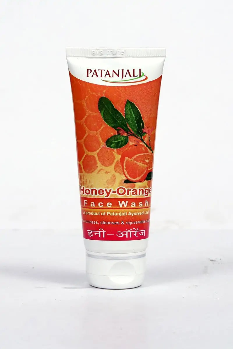 Patanjali Orange Honey Face Wash - 60 ML