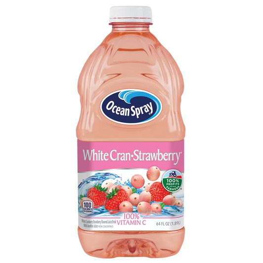 Ocean Spray White Cranberry Strawberry Juice, 64 Fl. Oz.