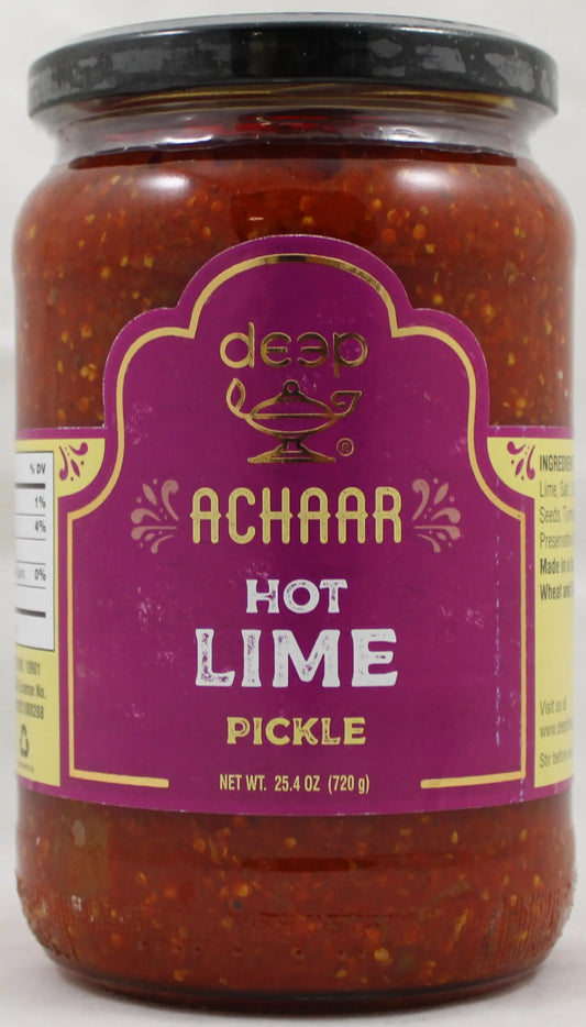 Deep Hot Lime Pickle - 720 GM