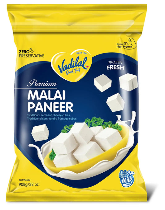 Vadilal Malai Paneer Cubes - 32 OZ (908 GM)