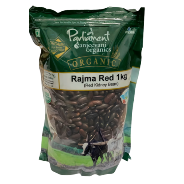 Parliament Sanjeevani Organic Rajma Red - 2 LB (908 GM)