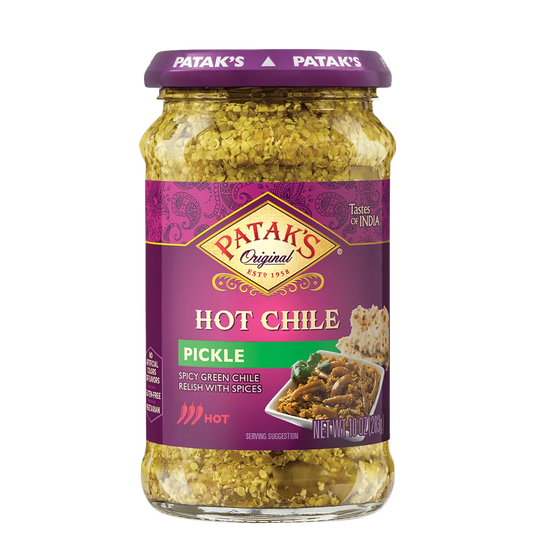 Patak'S Chile (Chilli) Pickle (HOT) - 10 OZ