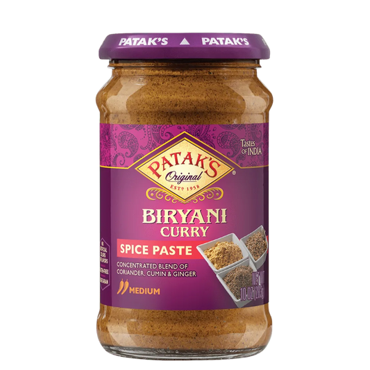 Patak's Biryani Curry Spice Paste (MEDIUM) - 10 OZ