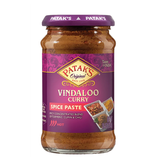 Patak'S Vindaloo Curry Spice Paste (HOT) - 10 OZ