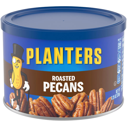 Planters Roasted Pecans, 7.25 oz Canister