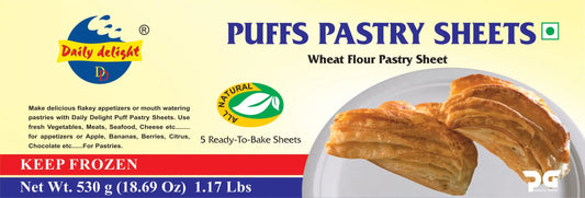 Daily Delight Puffs Pastry Sheet 5 Sheets