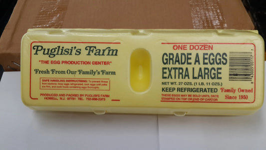 Puglisis Farm Extra Large Egg 12 pc