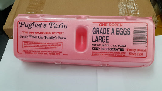 Puglisis Farm Large Eggs 12 pc