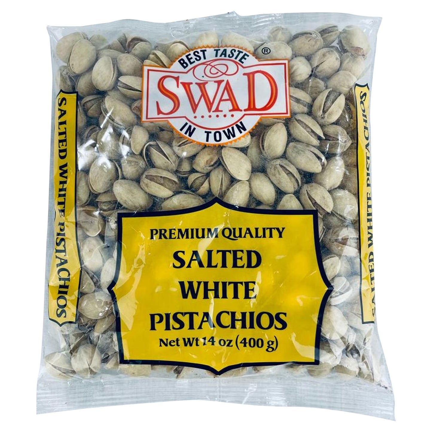 Swad Natural Salted Pistachios - 14 OZ (400 GM)