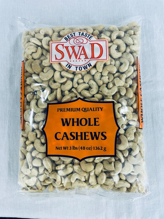 Swad Whole Cashews - 3 LB
