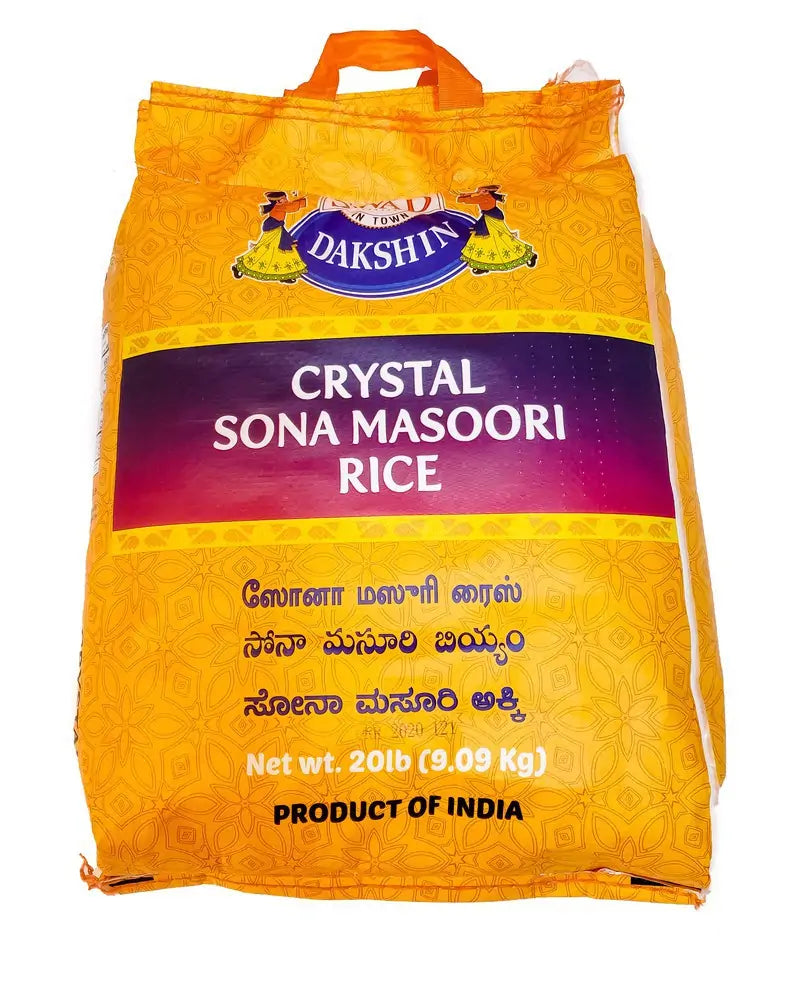 Swad Crystal Quality Sona Masoori Rice - 20 LB