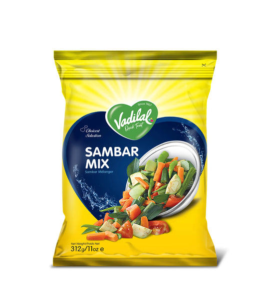 Vadilal Frozen Sambhar Mix - 11 OZ (312 GM)