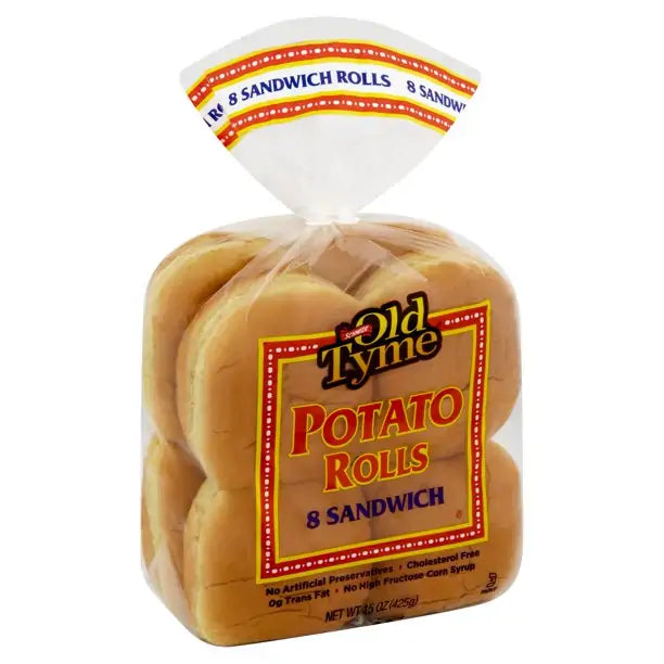 Schmidt Old Tyme Sandwich Potato Rolls (8 PCS)