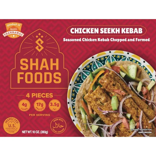 Shahnawaz Chicken Seekh Kabab (4 pc)