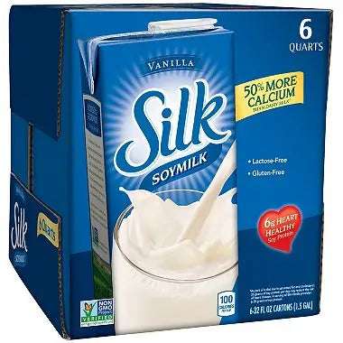 Silk Soymilk, Vanilla (32 Oz., 6 Ct.)