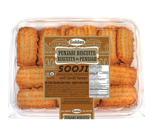 Golden Sooji Punjabi Biscuits, 680g