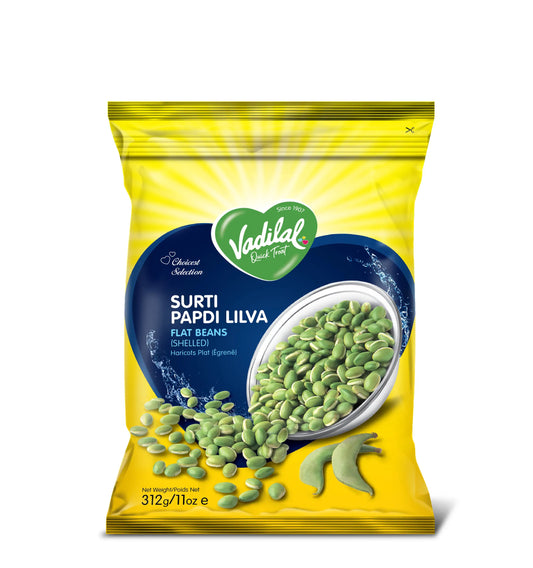 Vadilal Frozen Surti Papdi Lilva - 11 OZ (312 GM)