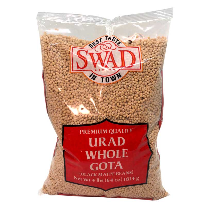Swad Urad Whole Gota (White) - 4 LB