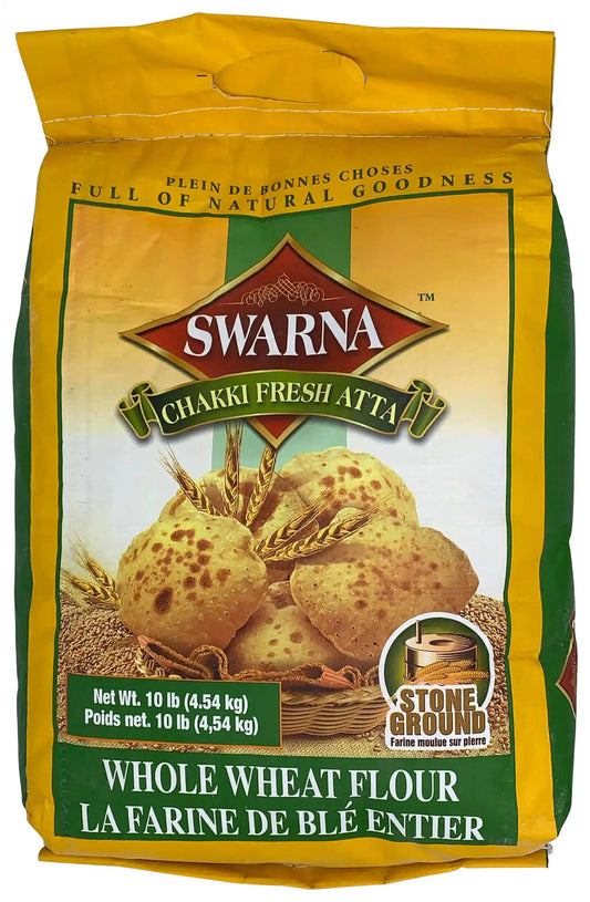 Swarna Whole Wheat Flour (10 LB)