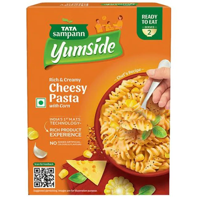 Tata Sampann Yumside Rich & Creamy Cheesy Pasta With Corn - 285 GM