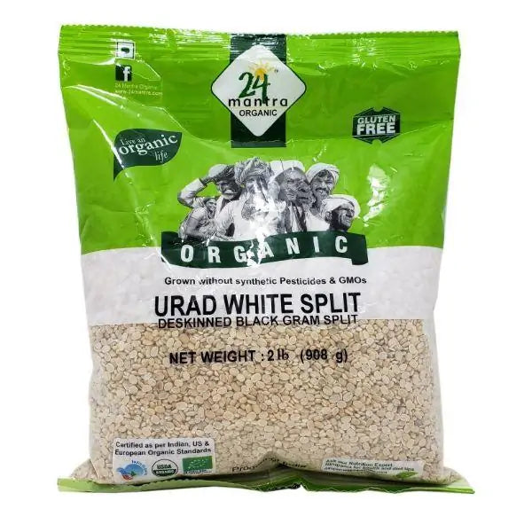 24 Mantra Organic Urad Dal (White) - 4 LB