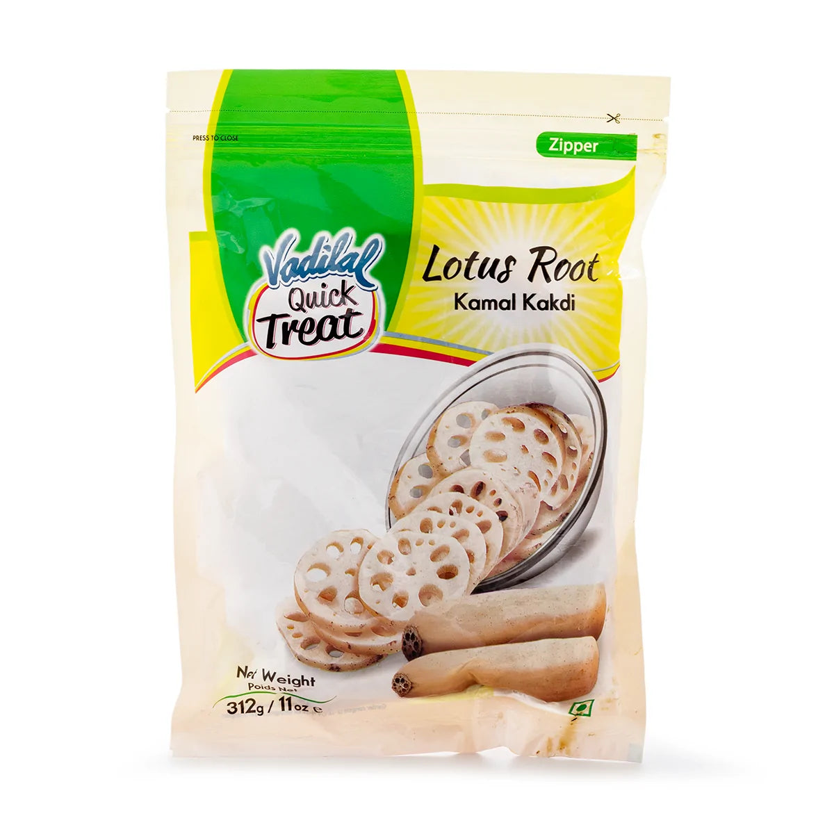 Vadilal Frozen Lotus Root (Kamal Kakdi) - 312 GM