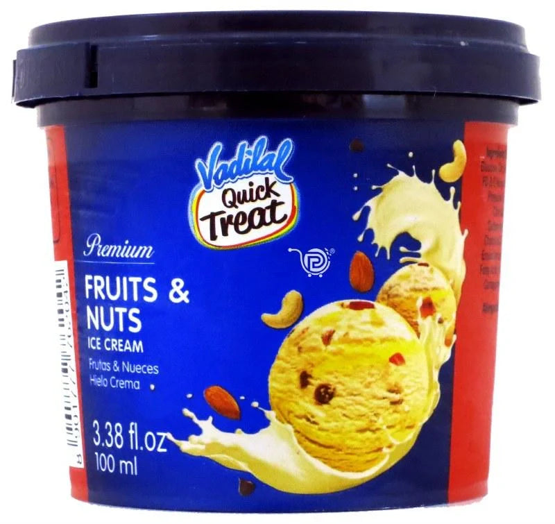 Vadilal Fruits & Nuts Ice Cream 100ml